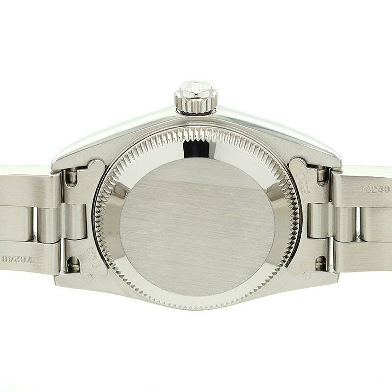 【仮】ロレックス【ROLEX】オイスターパーペチュアル76080レディースシルバーステンレススティール腕時計時計OYSTERPERPETUALSILVERSS【中古】