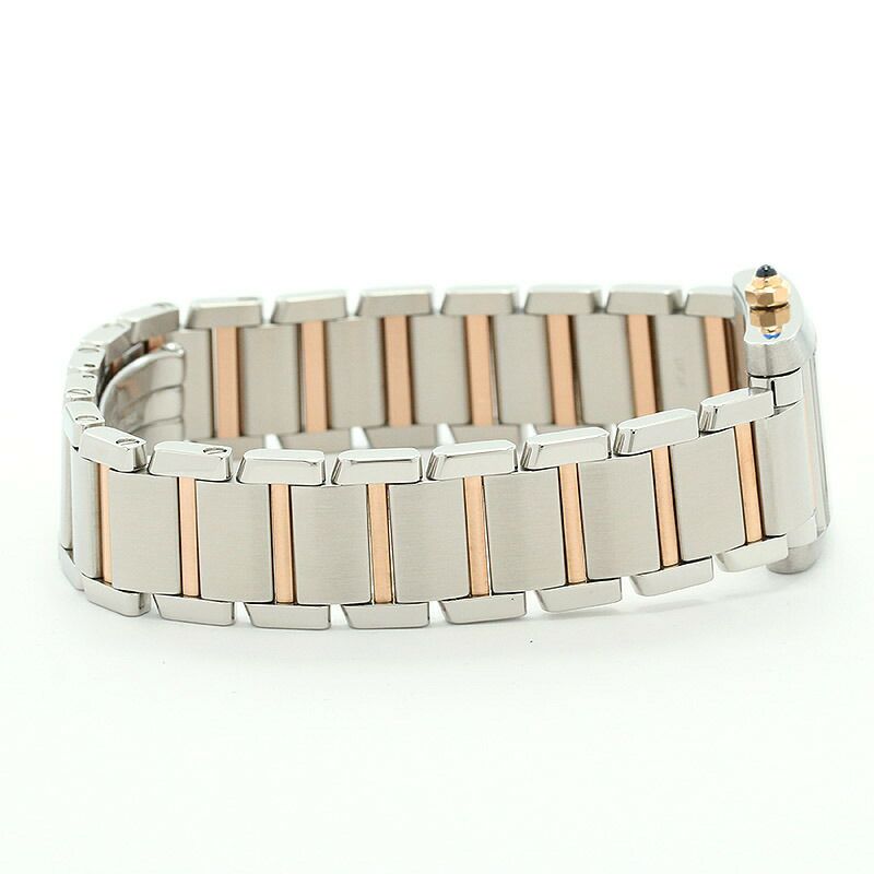 【仮】カルティエ【CARTIER】タンクフランセーズウォッチSM/タンクフランセーズSMW51027Q4レディースピンクシェルK18ピンクゴールド/ステンレススティール腕時計時計TANKFRANCAISEWATCHSMALLMODELPINKSHELLK18PG/SS【中古】