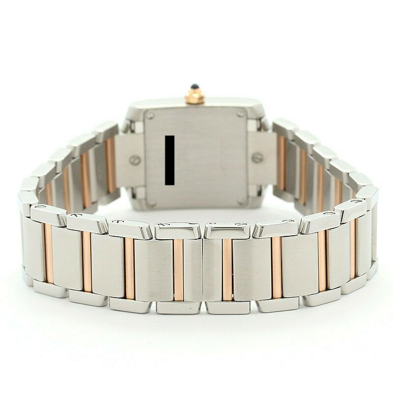 【仮】カルティエ【CARTIER】タンクフランセーズウォッチSM/タンクフランセーズSMW51027Q4レディースピンクシェルK18ピンクゴールド/ステンレススティール腕時計時計TANKFRANCAISEWATCHSMALLMODELPINKSHELLK18PG/SS【中古】