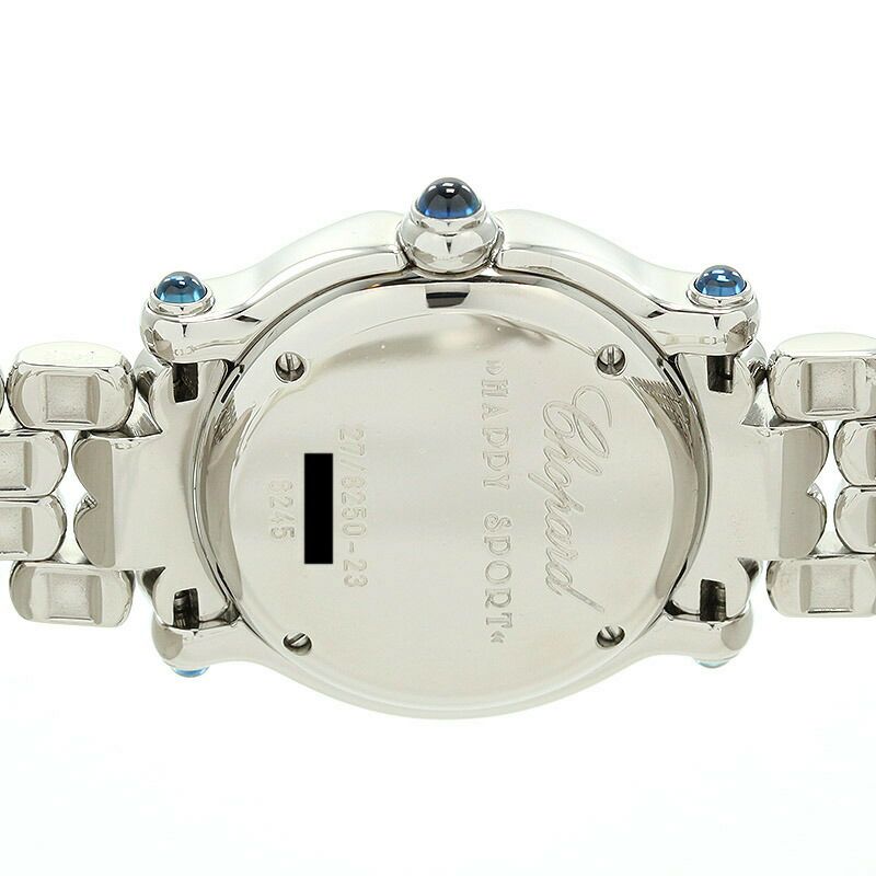 【仮】ショパール【CHOPARD】ハッピースポーツ27/8250-23レディースホワイトステンレススティール腕時計時計HAPPYSPORTWHITESS【中古】
