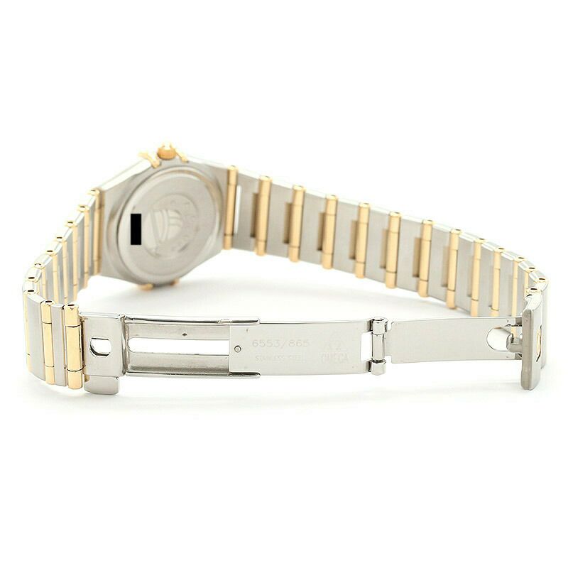 【仮】オメガ【OMEGA】コンステレーション'951267.75.00レディースホワイトシェルイエローゴールド/ステンレススティール腕時計時計CONSTELLATION'95WHITESHELLYG/SS【中古】