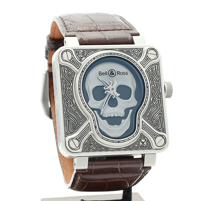 中古】BELL & ROSS BR 01-92 BURNING SKULL LIMITED EDITION OF 500 