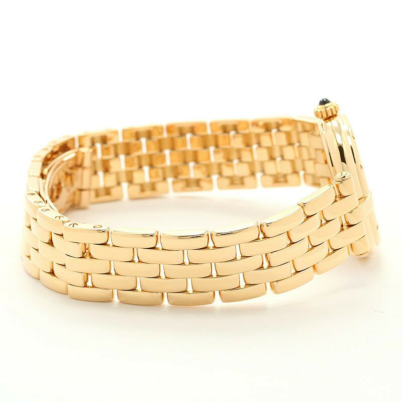 【仮】カルティエ【CARTIER】パンテールヴァンドームSMW25024B9レディースアイボリーK18イエローゴールド腕時計時計PANTHEREVENDOMESMALLMODELIVORYK18YG【中古】