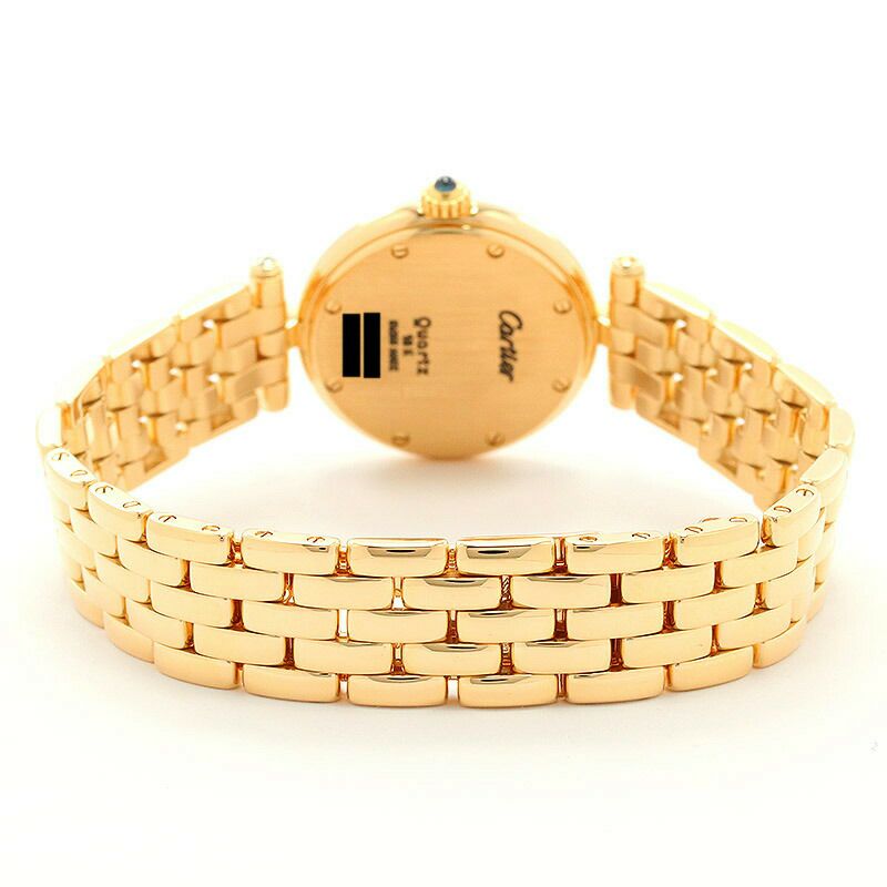 【仮】カルティエ【CARTIER】パンテールヴァンドームSMW25024B9レディースアイボリーK18イエローゴールド腕時計時計PANTHEREVENDOMESMALLMODELIVORYK18YG【中古】