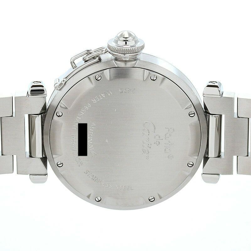 【仮】カルティエ【CARTIER】パシャCドゥカルティエビッグデイトW31058M7ボーイズピンクステンレススティール腕時計時計PASHACDECARTIERBIGDATEPINKSS【中古】