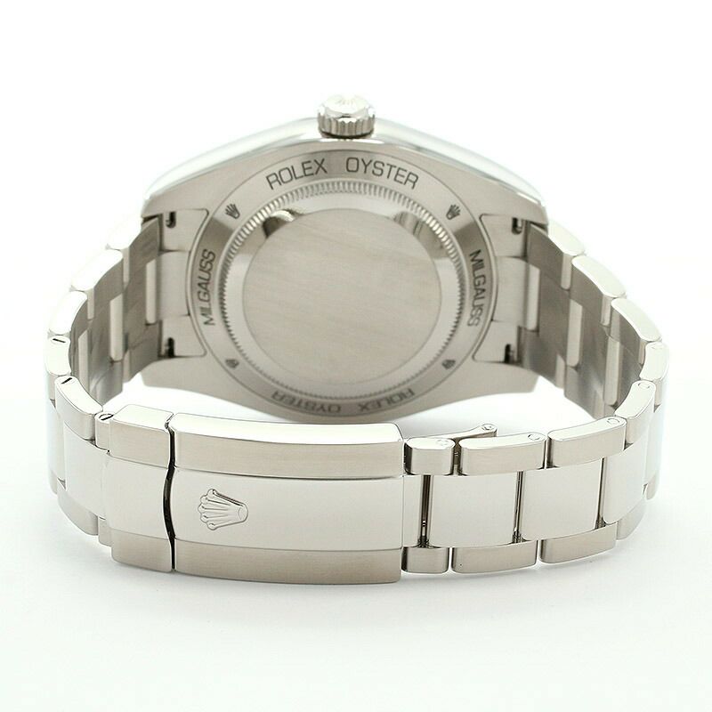 【仮】ロレックス【ROLEX】オイスターパーペチュアルミルガウス116400メンズホワイトステンレススティール腕時計時計OYSTERPERPETUALMILGAUSSWHITESS【中古】