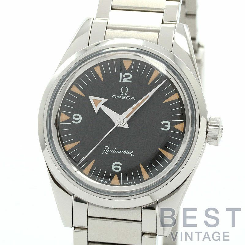 【仮】オメガ【OMEGA】シーマスターレイルマスター1957トリロジーリミテッドエディション3557本限定220.10.38.20.01.002メンズブラックステンレススティール腕時計時計1957TRILOGYRAILMASTER60thANNIVERSARYLIMITEDEDITIONBLACKSS【中古】