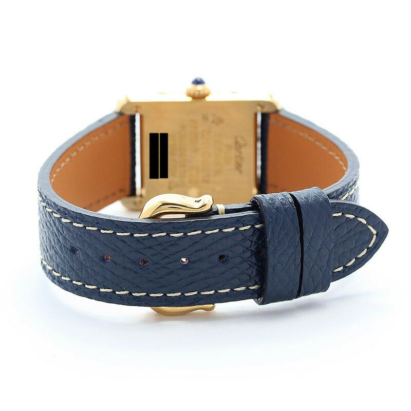 【仮】カルティエ【CARTIER】マストタンクウォッチヴェルメイユSM/マストタンクSMW1003153レディースアイボリーシルバー925(イエローゴールドメッキ)腕時計時計MUSTTANKWATCHVERMEILSMALLMODELIVORYSV.GF【中古】