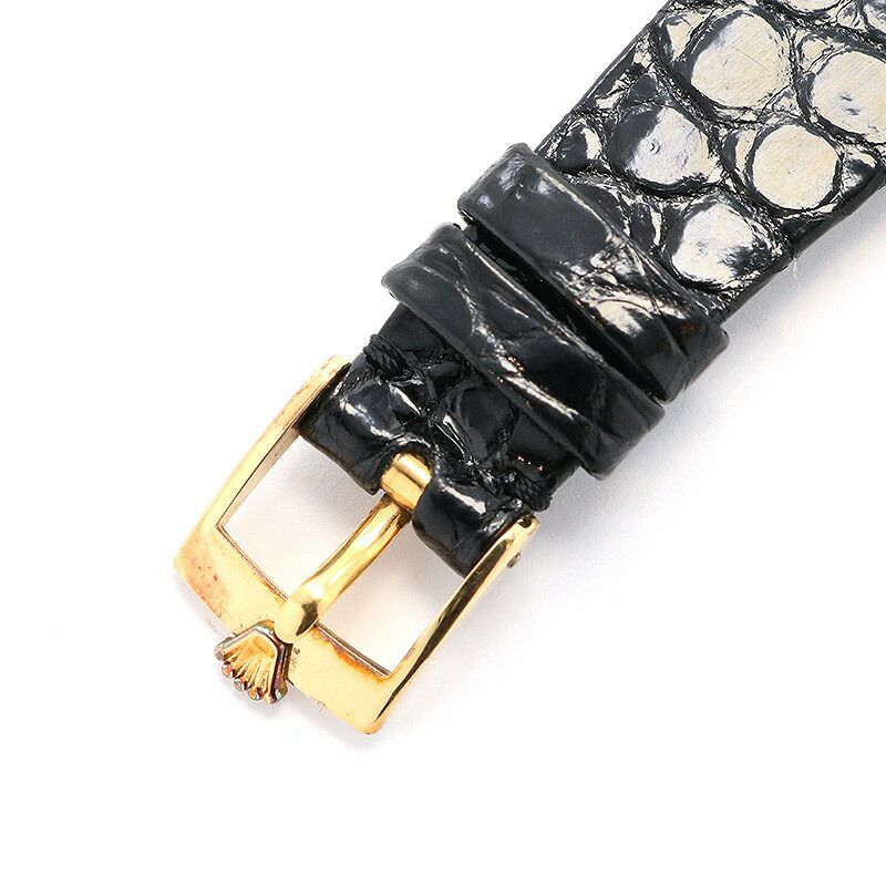 【仮】ロレックス【ROLEX】チェリーニキングマイダス4015レディースブルーK18イエローゴールド腕時計時計CELLINIKINGMIDASBLUEK18YG【中古】