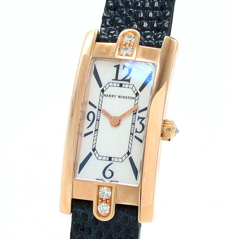【中古】Harry WINSTON AVENUE C mini ハリーウィンストン アヴェニュー C ミニ 332LQRLMD01SP1 時計・腕時計の通販サイト - BEST Vintage
