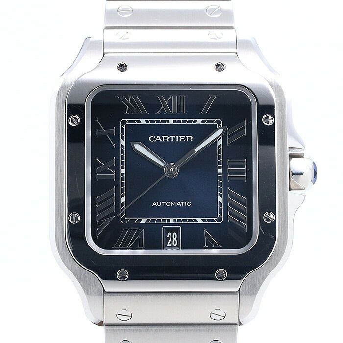 中古】CARTIER SANTOS DE CARTIER WATCH LM カルティエ サントス ドゥ