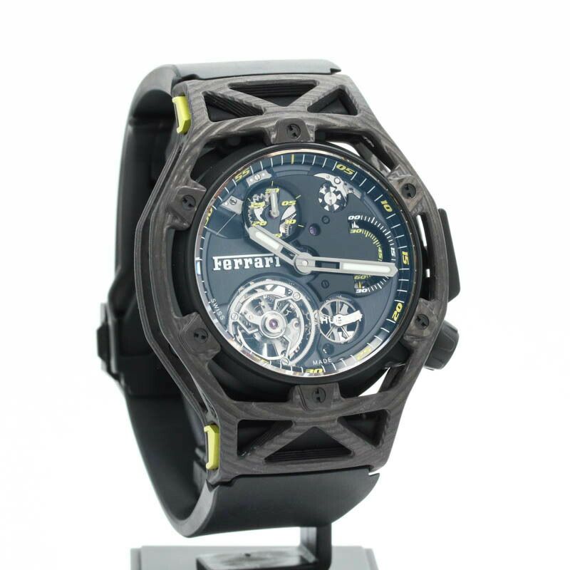 Techframe ferrari tourbillon chronograph clearance carbon yellow