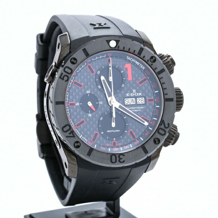 【中古】EDOX CLASS ONE CHRONO OFFSHORE 1 , エドックス クラスワン クロノ オフショア ワン ,  01114-37N-NRO