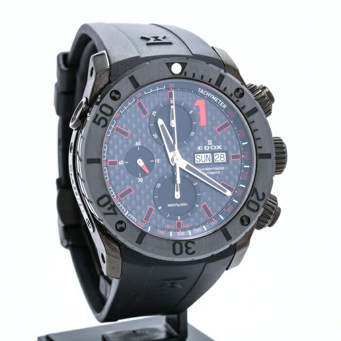 中古】EDOX CLASS ONE CHRONO OFFSHORE 1 エドックス クラスワン  