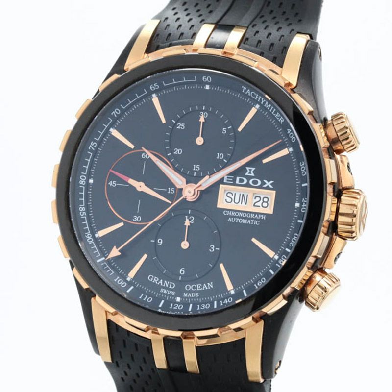 中古】EDOX GRAND OCEAN CHRONOGRAPH エドックス グランドオーシャン 