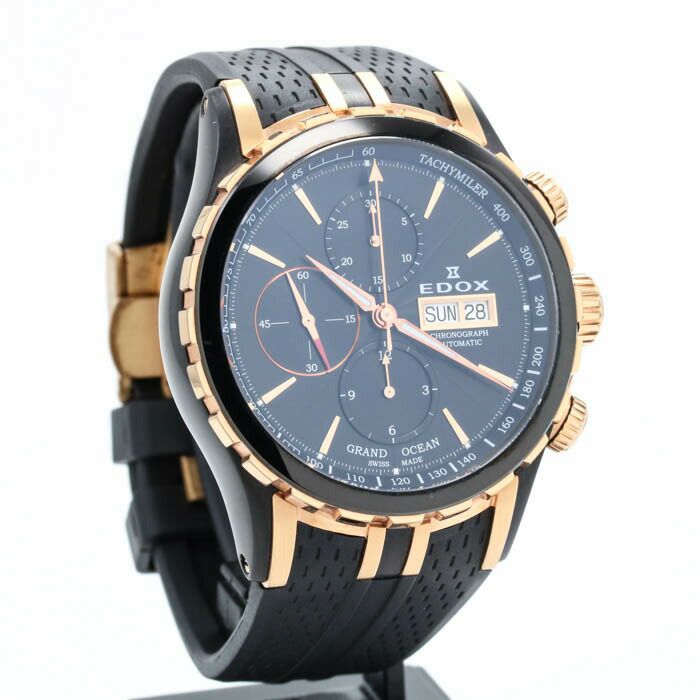 中古】EDOX GRAND OCEAN CHRONOGRAPH エドックス グランドオーシャン 
