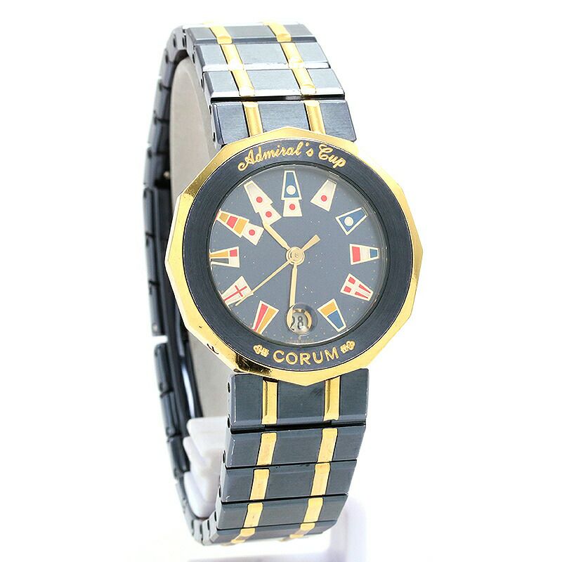 コルム CORUM 39.130.20.V585 アドミラルズカップ デイト クォーツ レディース _892960
