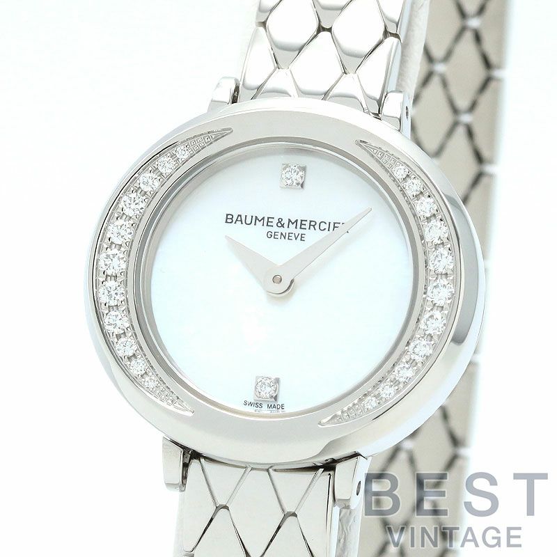 【中古】BAUMEu0026MERCIER Petit Promesse ボームu0026メルシエ プティ プロメス MOA10289 時計・腕時計の通販サイト - BEST Vintage