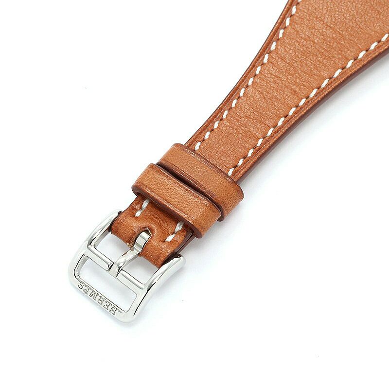 【仮】エルメス【HERMES】フォーブルマンシェットFG2.110(041882WW00)レディースホワイトステンレススティール腕時計時計FAUBOURGMANCHETTEWHITESS【中古】