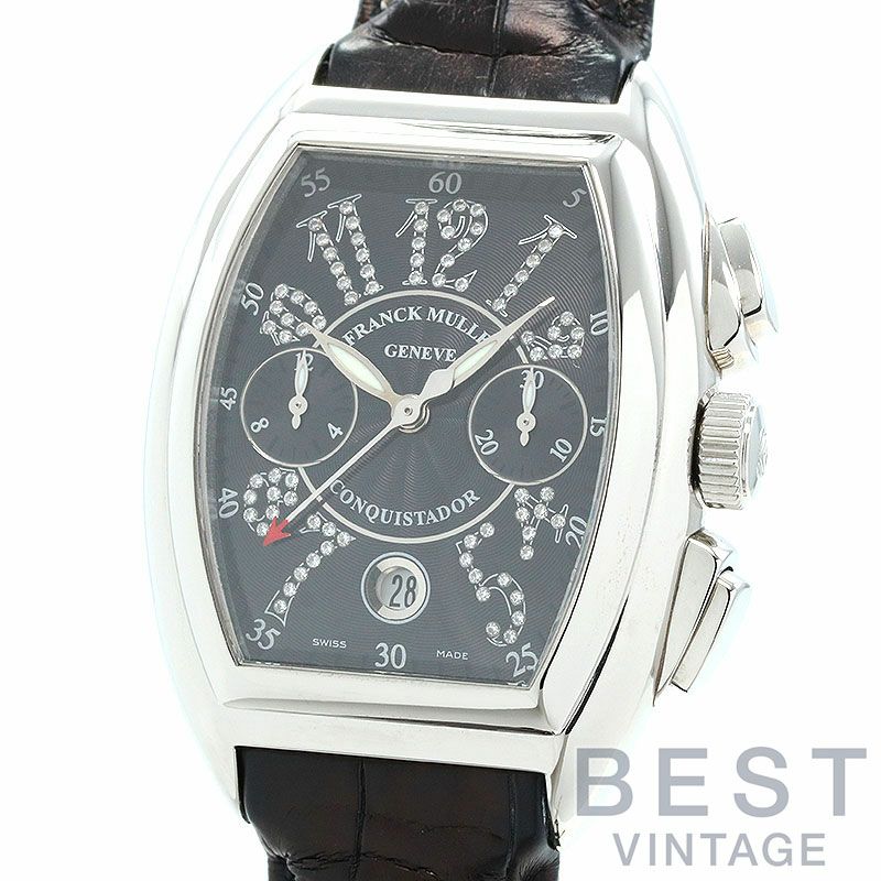 中古】FRANCK MULLER CONQUISTADOR JOKER CHRONOGRAPH フランク  