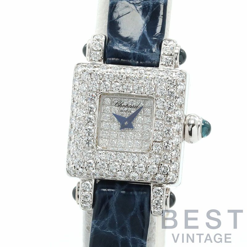【仮】ショパール【CHOPARD】クラシックスクエア136636-1007レディースパヴェダイヤモンドK18ホワイトゴールド腕時計時計CLASSICSQUAREPAVEDIAMONDK18WG【中古】