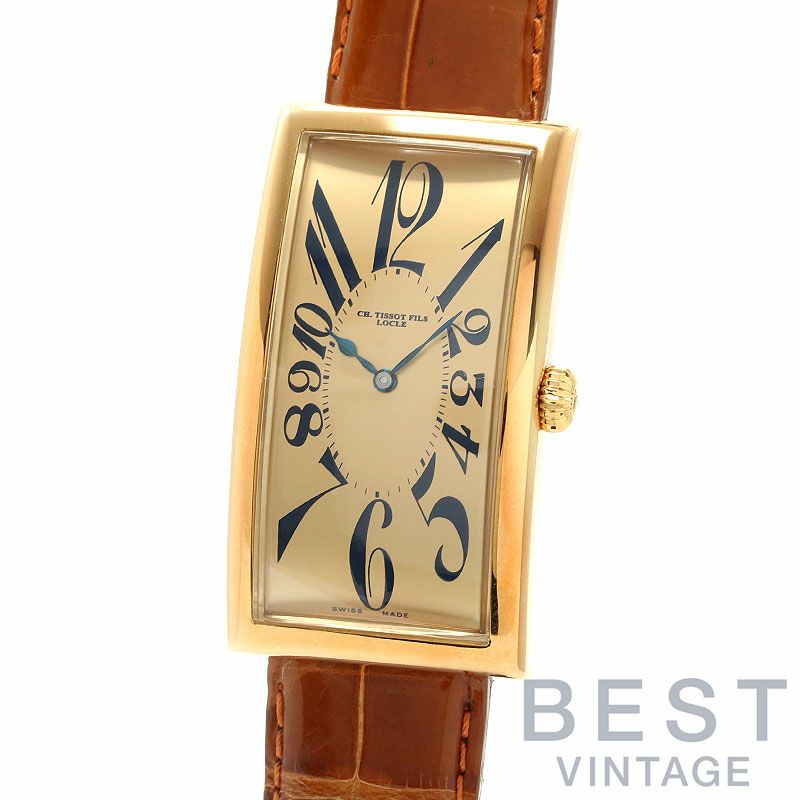【中古】TISSOT  HERITAGE PRINCE I MECHANICAL BANANA WATCH LIMITED EDITON  ティソ ヘリテージ プリンス I メカニカル バナナウォッチ 限定モデル T71.3.718.22 (G687330)