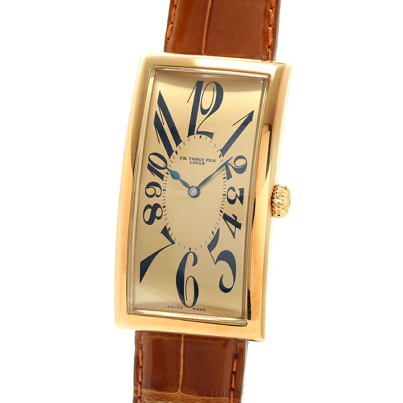 【中古】TISSOT  HERITAGE PRINCE I MECHANICAL BANANA WATCH LIMITED EDITON  ティソ ヘリテージ プリンス I メカニカル バナナウォッチ 限定モデル T71.3.718.22 (G687330)