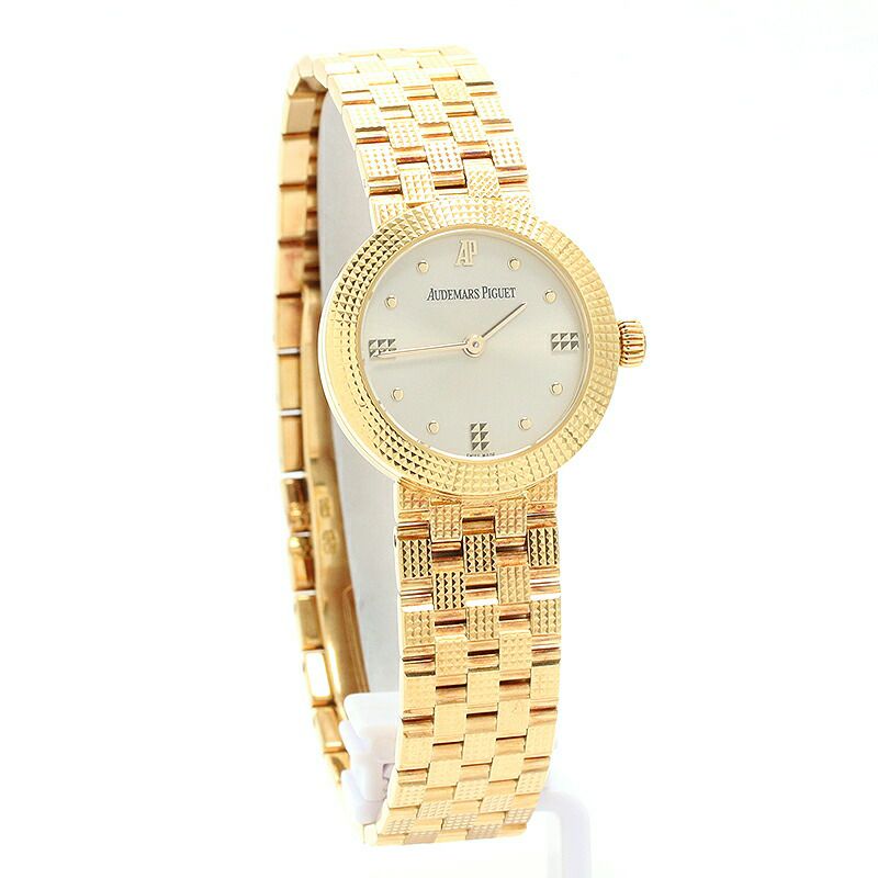 【仮】オーデマピゲ【AUDEMARSPIGUET】クラシック79363BA.G.1119BAレディースシルバーK18イエローゴールド腕時計時計CLASSICSILVERK18YG【中古】