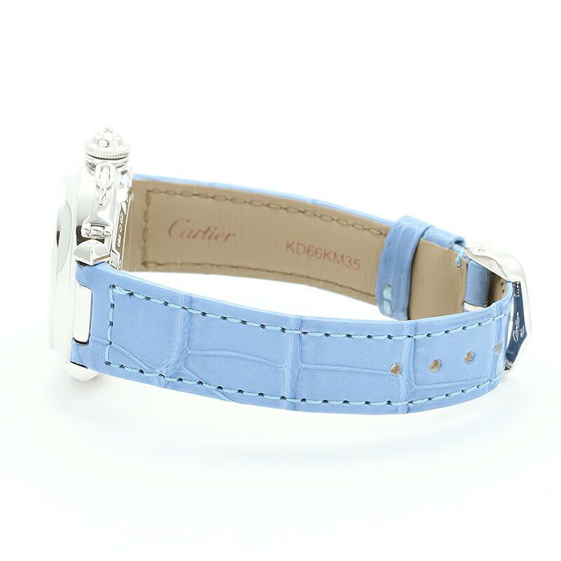 【仮】カルティエ【CARTIER】パシャドゥカルティエクラシックウォッチ/パシャ32グリッドダイヤモンドWJ111356レディースシルバーK18ホワイトゴールド腕時計時計PASHADECARTIERCLASSIQUEWATCH/PASHA32GRIDDIAMONDSILVERK18WG【中古】