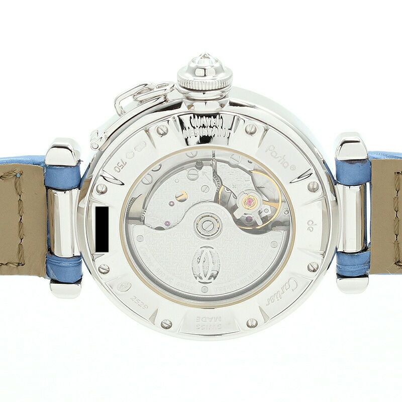 【田】カルティエ【CARTIER】パシャドゥカルティエクラシックウォッチ/パシャ32グリッドダイヤモンドWJ111356レディースシルバーK18ホワイトゴールド腕時計時計PASHADECARTIERCLASSIQUEWATCH/PASHA32GRIDDIAMONDSILVERK18WG【中古】