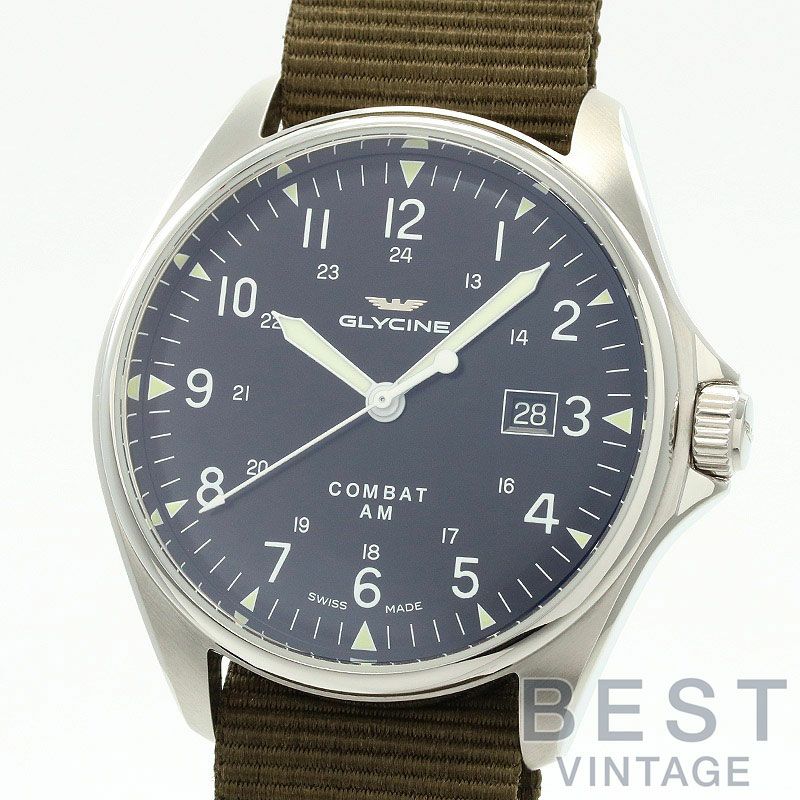 グリシン GLYCINE GL0080 コンバット サブ42 デイト 自動巻き メンズ_  