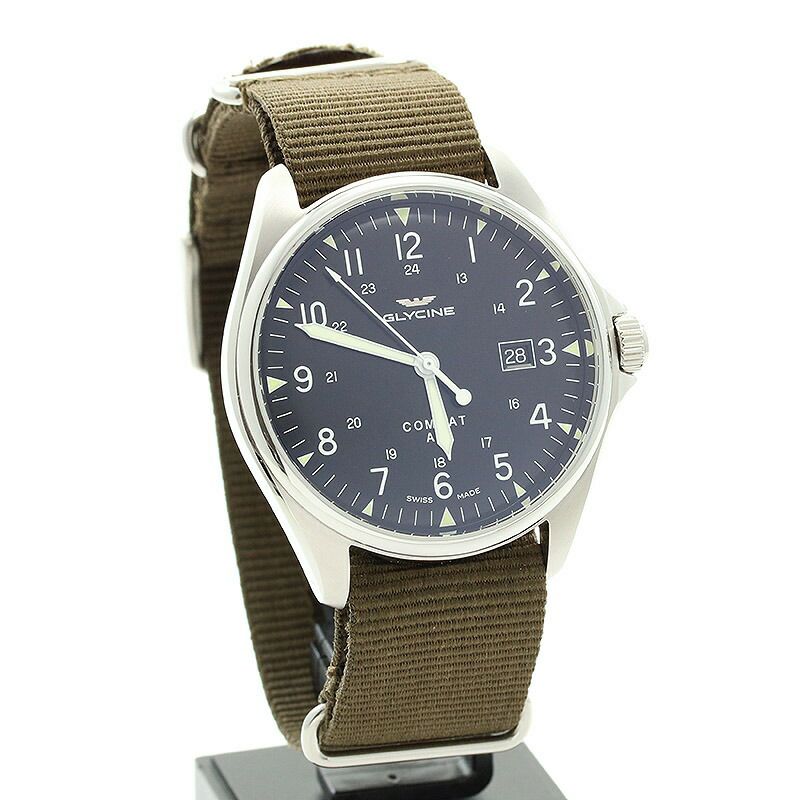 中古】GLYCINE COMBAT 9 VINTAGE グライシン コンバット6 ヴィンテージ 