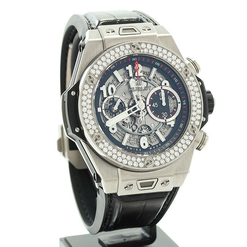 中古】HUBLOT BIG BANG UNICO TITANIUM DIAMOND ウブロ ビッグバン  