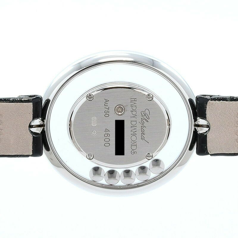 【仮】ショパール【CHOPARD】ハッピーダイヤモンドアイコン204292-1201レディースホワイトシェルK18ホワイトゴールド腕時計時計HAPPYDIAMONDSICONSWHITESHELLK18WG【中古】