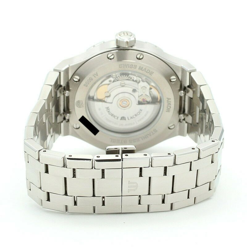 【仮】モーリスラクロア【MAURICELACROIX】アイコンオートマティック42AI6008-SS002-630-1メンズグリーンステンレススティール腕時計時計AIKONAUTOMATIC42GREENSS【中古】