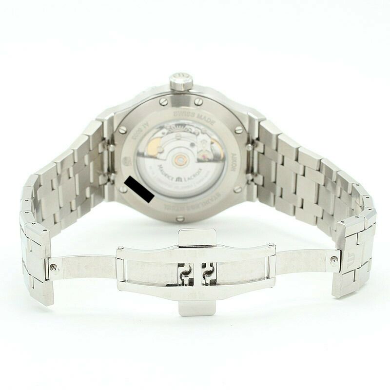 【仮】モーリスラクロア【MAURICELACROIX】アイコンオートマティック42AI6008-SS002-630-1メンズグリーンステンレススティール腕時計時計AIKONAUTOMATIC42GREENSS【中古】