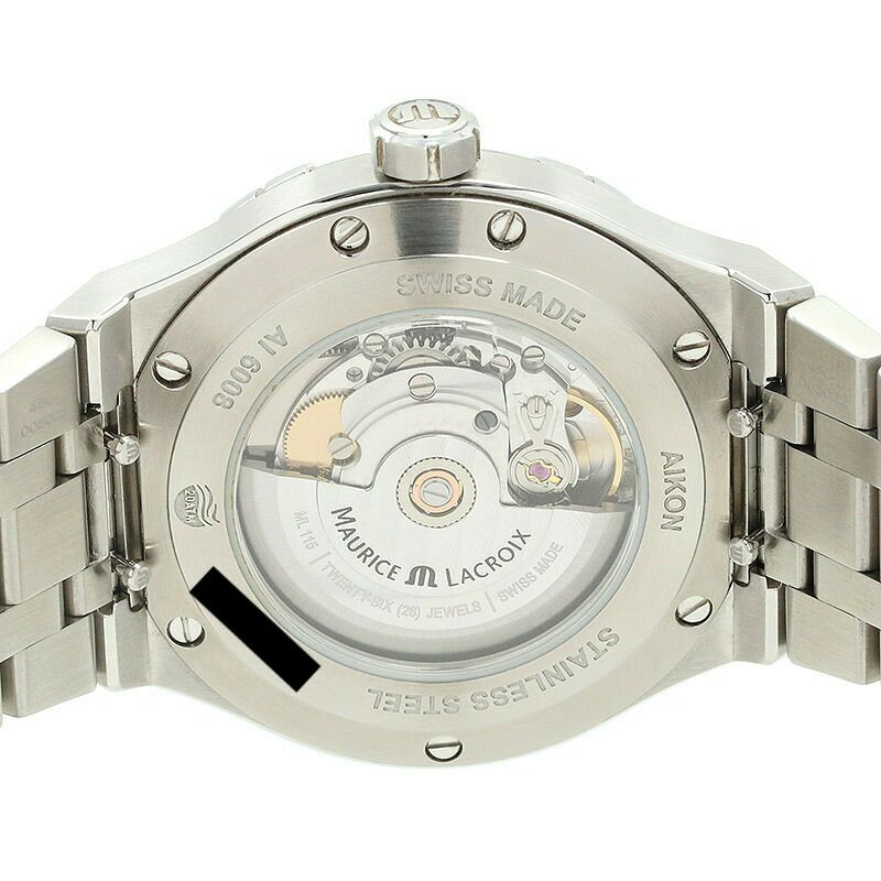 【仮】モーリスラクロア【MAURICELACROIX】アイコンオートマティック42AI6008-SS002-630-1メンズグリーンステンレススティール腕時計時計AIKONAUTOMATIC42GREENSS【中古】