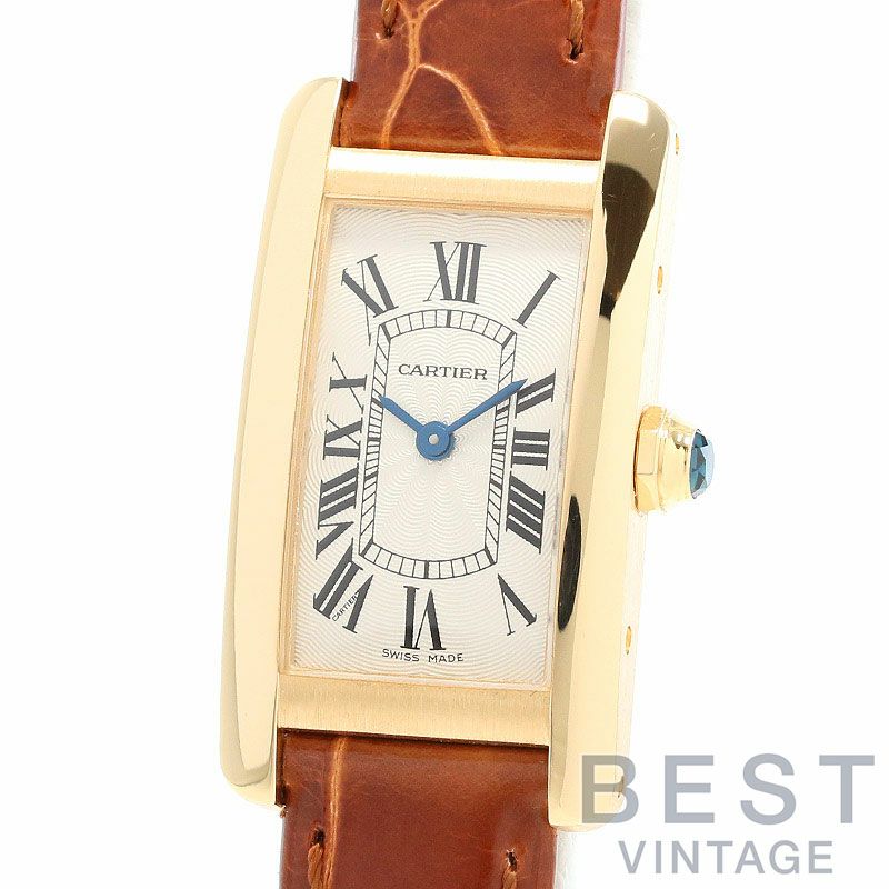 中古】CARTIER TANK AMERICAINE SMALL MODEL カルティエ タンク