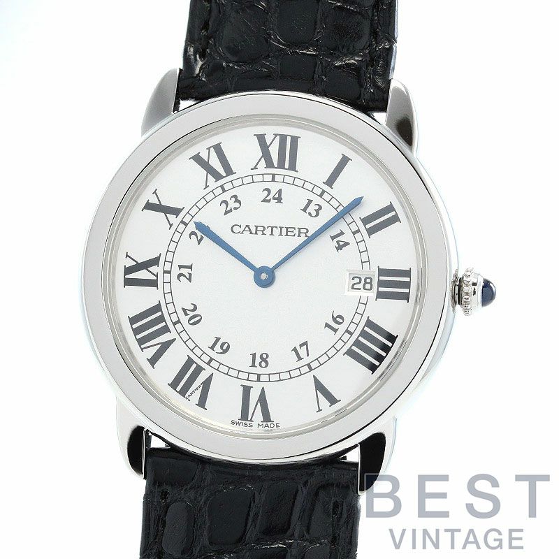 【中古】CARTIER  RONDE SOLO DE CARTIER WATCH LM / RONDE SOLO LM   <br>カルティエ ロンドソロ ドゥ カルティエ 36MM <br>W6700255