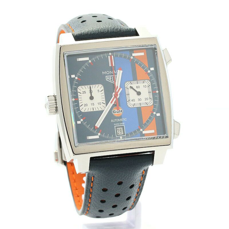 中古】TAG HEUER MONACO CALIBER 11 CHRONOGRAPH GULF EDITION タグ・ホイヤー モナコ キャリバー11  クロノグラフ ガルフ エディション CAW211R.FC6401｜ヴィンテージブランド｜時計・腕時計の通販サイトBEST  ISHIDA（正規・中古販売店）