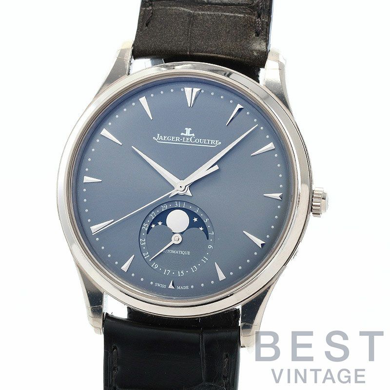 【中古】JAEGER-LECOULTRE  MASTER ULTRA SLIM MOON  ジャガー・ルクルト マスター・ウルトラスリム・ムーン Q1363540 (176.3.64.S)