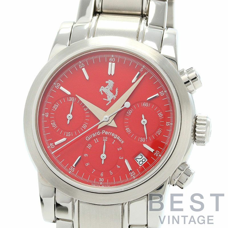 中古】GIRARD-PERREGAUX FERRARI CHRONOGRAPH DATE ジラール・ペルゴ 