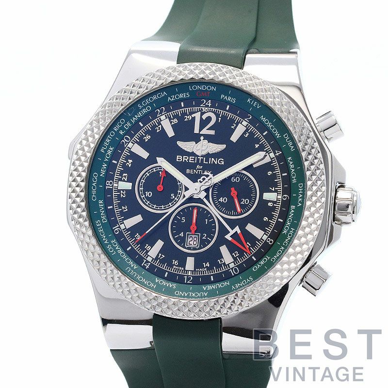 中古】BREITLING BENTLEY GMT BRITISH RACING LIMITED TO 1000  