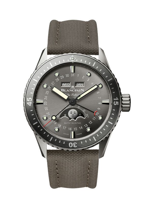 BLANCPAIN FIFTY FATHOMS BATHYSCAPHE QUANTIEME COMPLET PHASES DE LUNE ブランパン  フィフティ ファゾムス バチスカーフ コンプリートカレンダー 5054-1210-G52A｜正規取り扱いブランド｜時計・腕時計の通販サイトBEST  ISHIDA（正規・中古販売店）