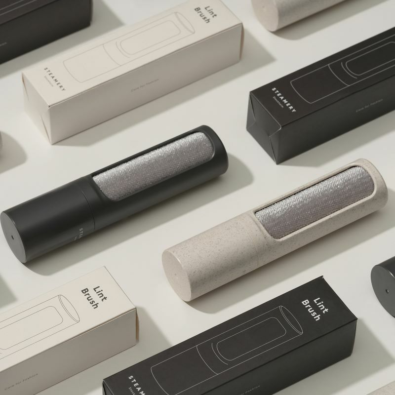 STEAMERY Clothing Brush Lint Brush Dark Grey <br>スチーマリー クロージング ブラシ リントブラシ ダークグレイ <br>SM-0411