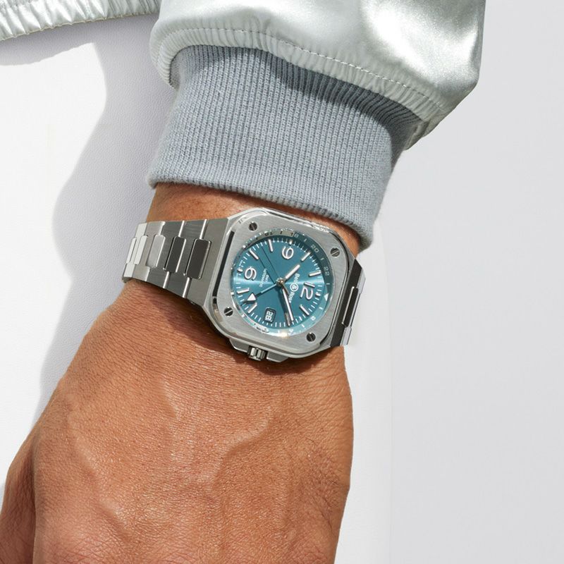 Bell ＆ Ross BR 05 GMT SKY BLUE <br>ベル＆ロス BR 05 GMT スカイブルー <br>BR05G-PB-ST/SST