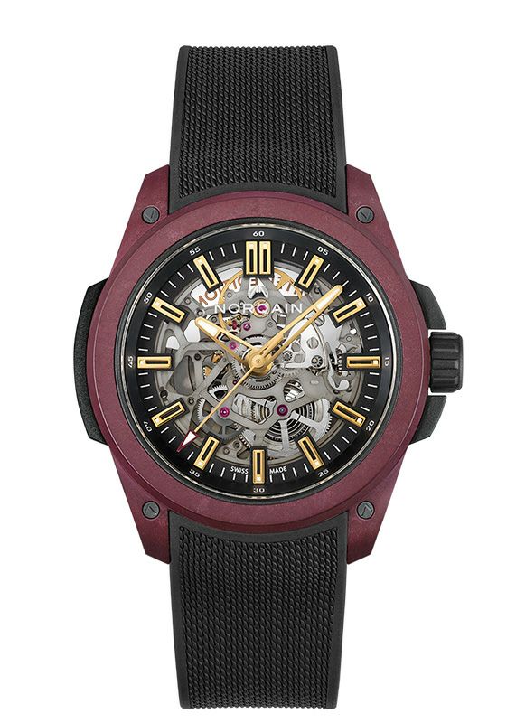 NORQAIN WILD ONE SKELETON 42MM BURGUNDY LIMITED EDITION ノルケイン  