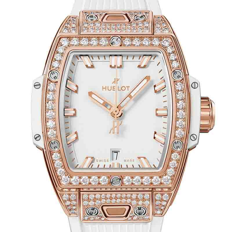 HUBLOT SPIRIT OF BIG BANG KING GOLD WHITE PAV&Eacute; <br>ウブロ スピリット オブ ビッグ・バン キングゴールド ホワイト パヴェ <br>682.OE.2080.RW.1604