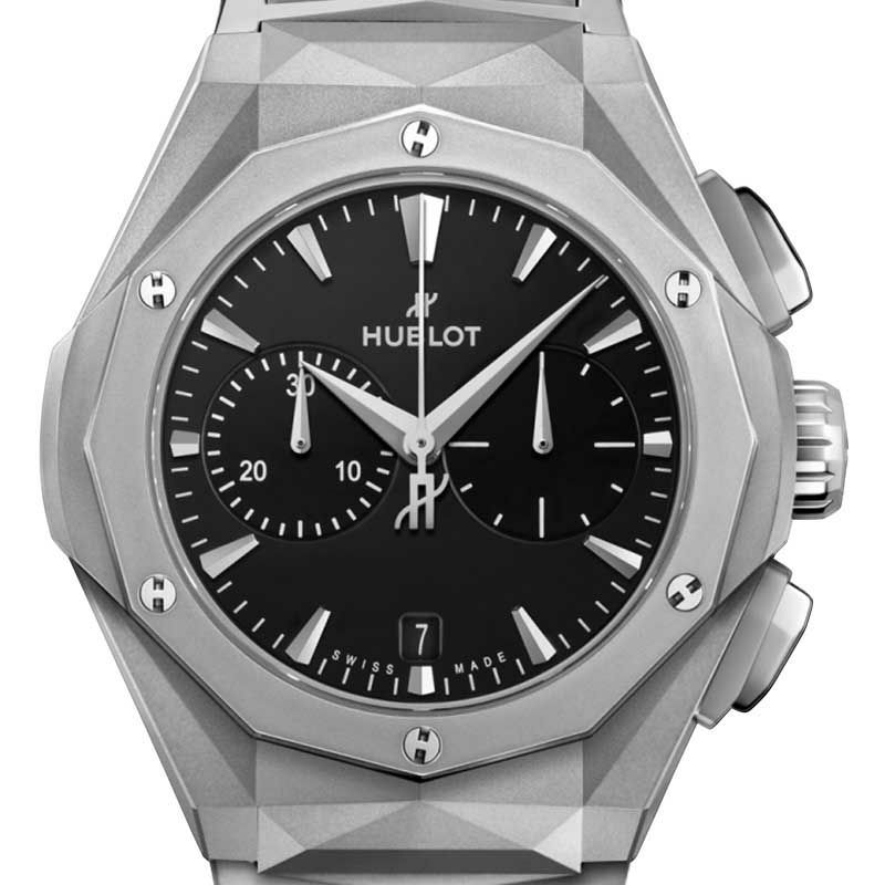 HUBLOT CLASSIC FUSION CHRONOGRAPH ORLINSKI FULL TITANIUM <br>ウブロ クラシック・フュージョン クロノグラフ オーリンスキー フルチタニウム <br>549.NI.1270.NI.ORL23