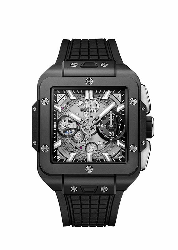 【正規】【自動巻き】【メンズ】【腕時計】HUBLOT Square BanG UNICO Black Magic ウブロ スクエア・バン ウニコ ブラックマジック 821.CI.0170.RX 時計・腕時計の通販サイト - BEST Ishida